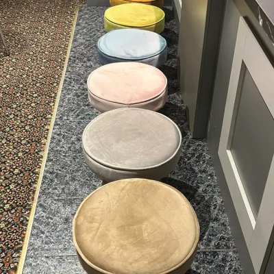 Colourful Faux Suede Stool Tops