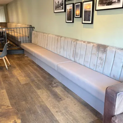 Bench Seating Across A Long Wall
