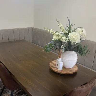 Corner Fitted Dining Bench And Chairs
