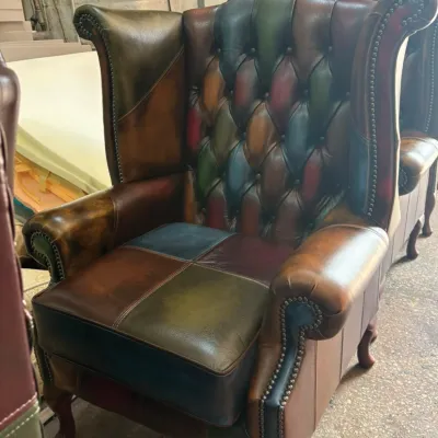 Custom Leather Armchair